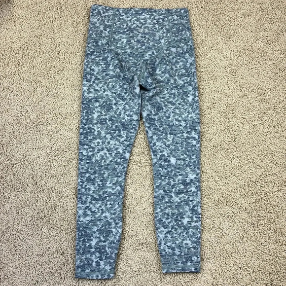 Athleta blue elevation textured 7/8 tight sz xs - Picture 6 of 8